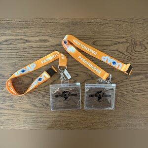 Universal Orlando pass holder lanyards